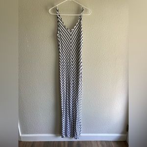Cute Long Striped Summer Dress